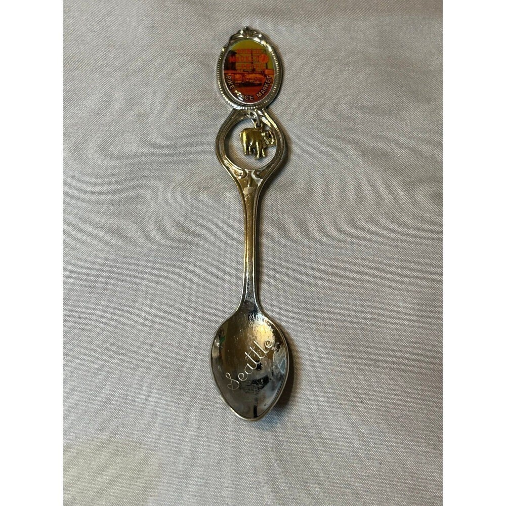 Seattle Silver Tone Souvenir Spoon